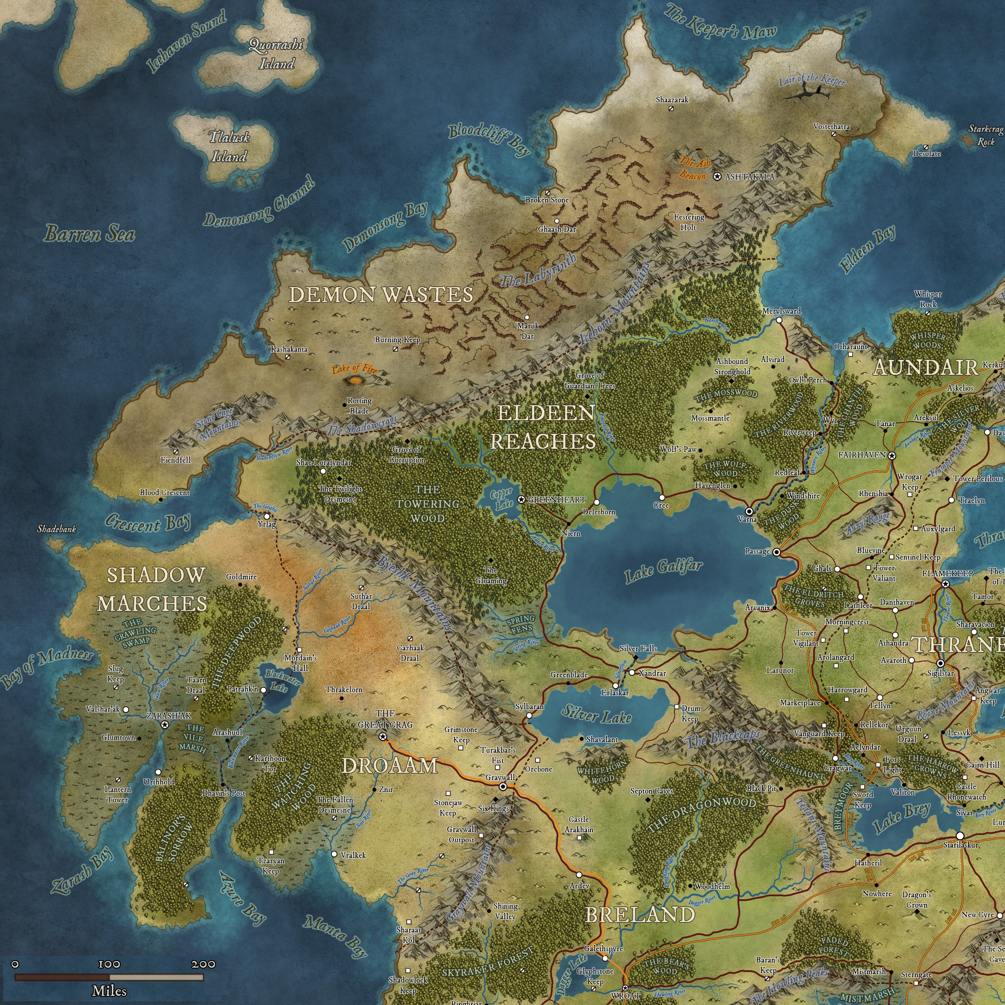 Map of Western Khorvaire